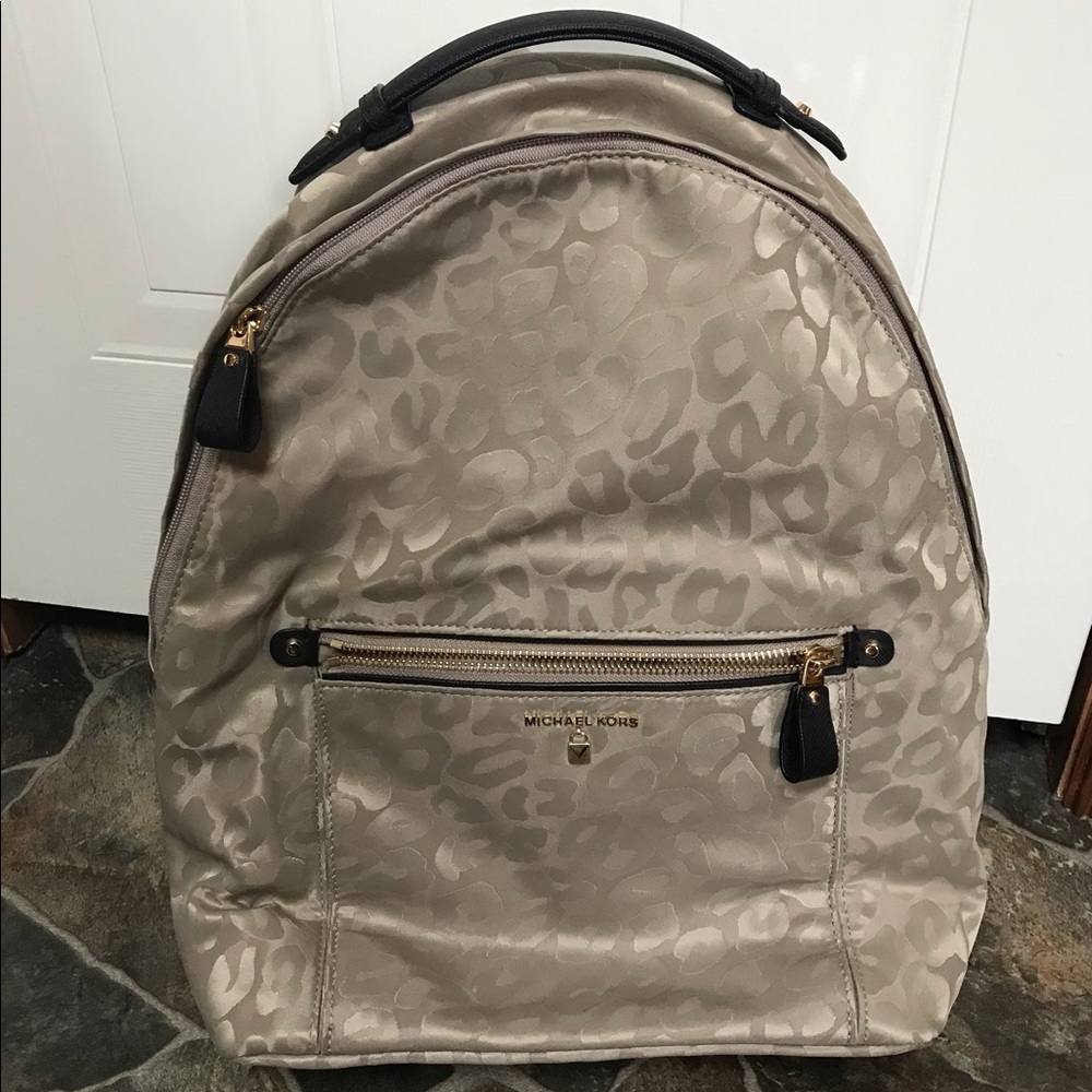 Michael Kors Animal Print Backpack